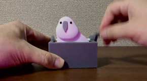 Party Parrot 作ってみた 手回し 自作 動く トリ オウム おみょ