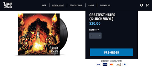 飲料水メーカーがネットの文句を集めてデスメタルアルバムを発表