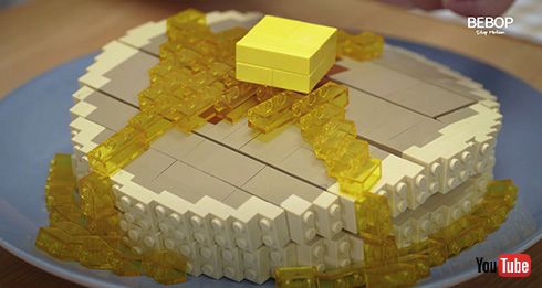 レゴパンケーキのストップモーション　優雅にパンケーキを焼く様子に「リアルだ」「かっこいい」