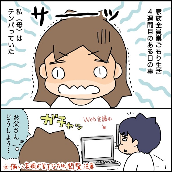 自粛生活でのケガ
