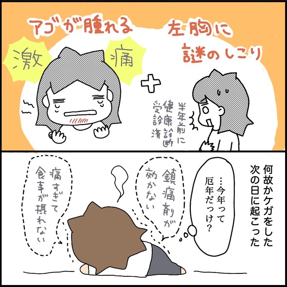 自粛期間中のケガ