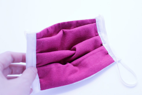 レースマスクの裏地