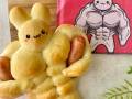 “筋肉パン”に新たな刺客現る　カメントツ先生『たのしいどうぶつランド』のマッチョうさぎ＆クマのパン登場
