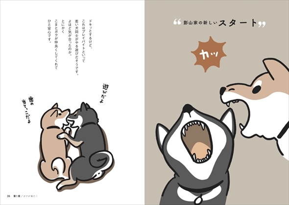 福と幸せをよぶ妖怪さんと柴犬さん