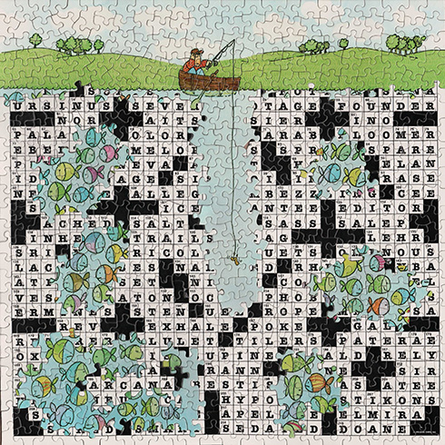 「鉄の馬」やダ・ヴィンチとゴッホの融合　別々のジグソーパズルで作られたシュールアート作品