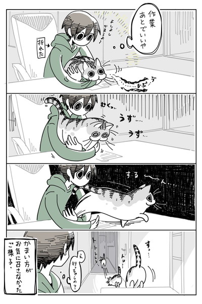 かまってほしいネコ