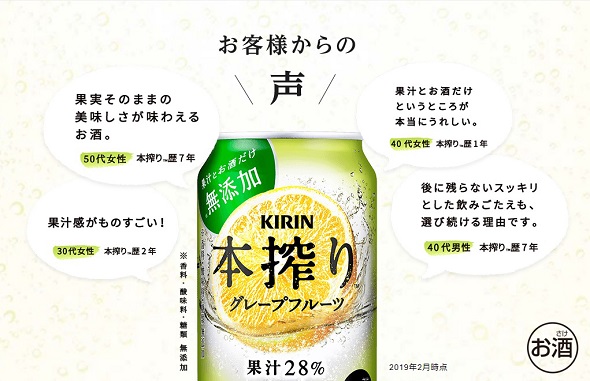 キリン本絞りチューハイ