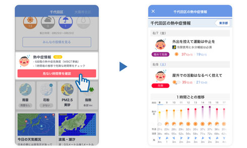 Yahoo熱中症情報