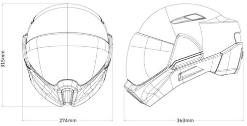 CrossHelmet X1 HUD ヘルメット