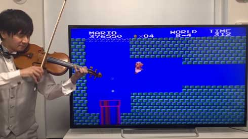 バイオリン ヴァイオリン F-ZERO 演奏 岡田鉄平 てっぺい先生 スーパーマリオブラザーズ