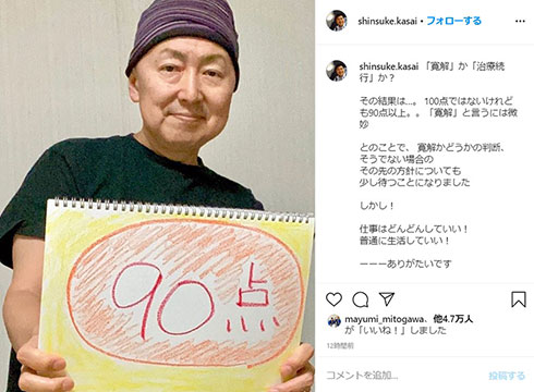 笠井信輔 闘病 テレビ復帰 モーニングCROSS