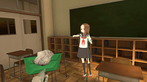 VRアニメ『からかい上手の高木さん』が販売開始　ビーチボールや缶入れで高木さんがからかってくれる