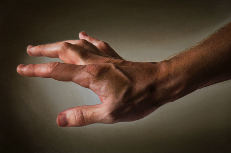 リアルな手のアート