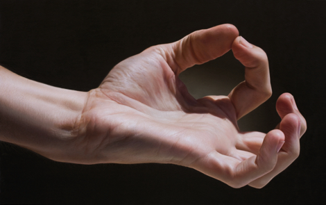 リアルな手のアート