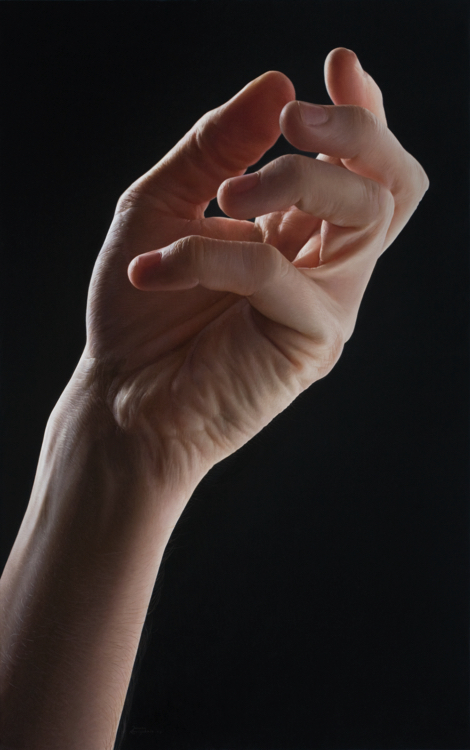 リアルな手のアート