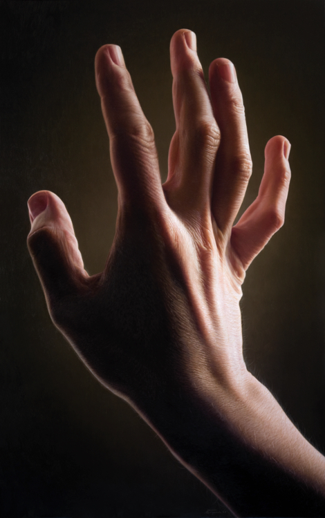 リアルな手のアート