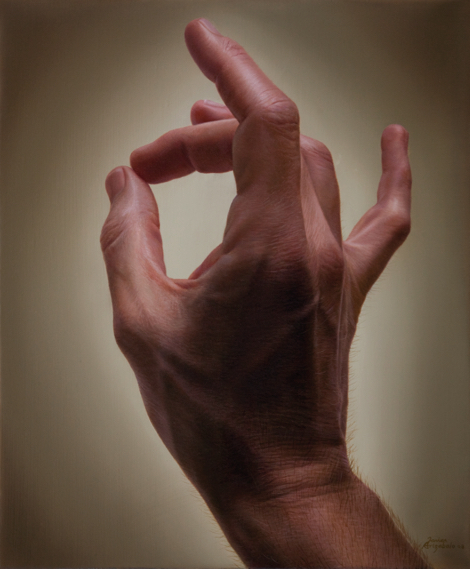 リアルな手のアート