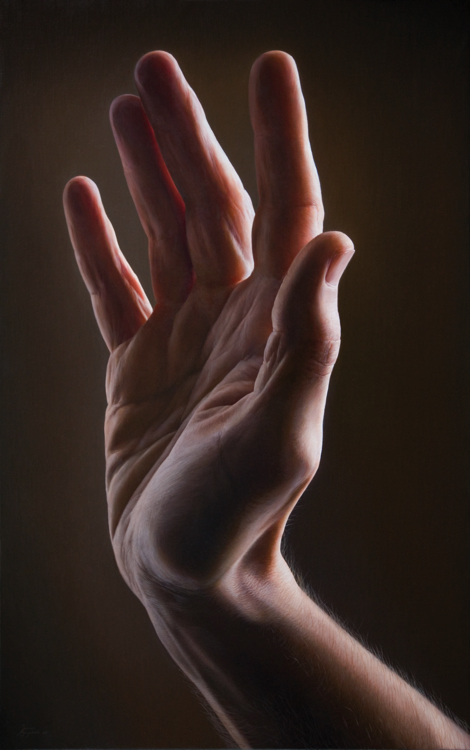 リアルな手のアート