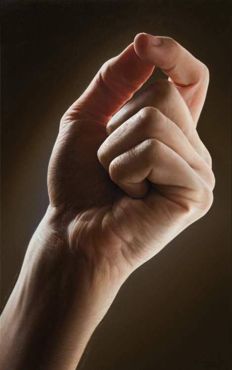 リアルな手のアート