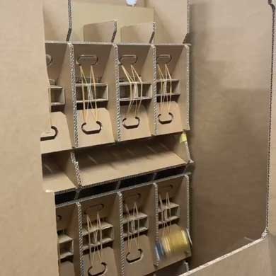 段ボール 工作 会社 hacomo 原寸大 大きい 自販機