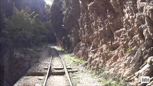 海外 鉄道 ギリシャ 登山 ラック式 アプト式 勾配 ナローゲージ