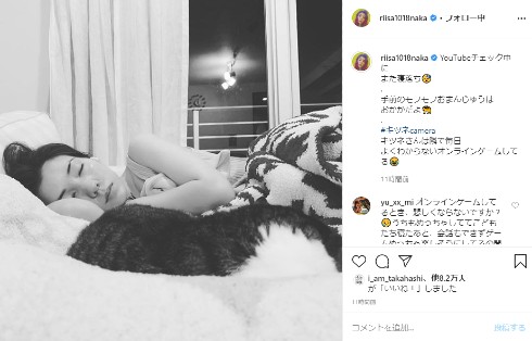 仲里依紗 中尾明慶 子ども おかか 子ども インスタ YouTube