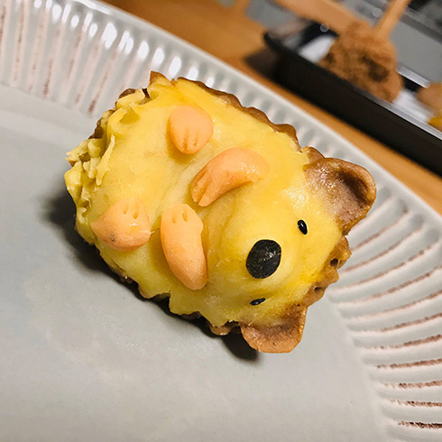 「かわいすぎて食べられない！」　ハリネズミのスイートポテトがキュート