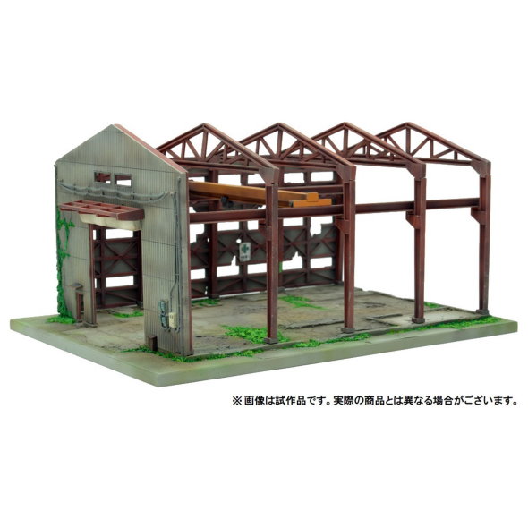 タカラトミー 破壊された工場 破壊されたビル ミニチュア 1/144スケール ガンプラ