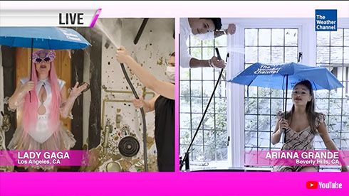 アリアナ・グランデ レディー・ガガ Rain On Me