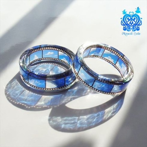 煌めく、碧く青い透明