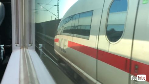 鉄道 海外 YouTube 新幹線 高速鉄道 ICE ドイツ 並走
