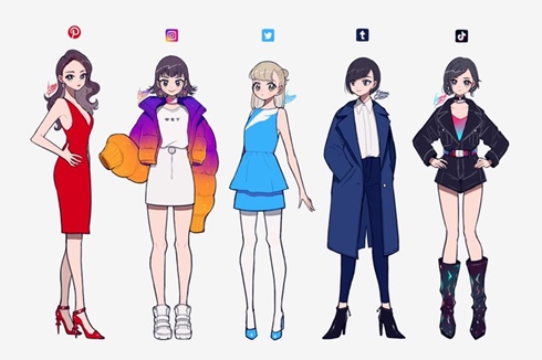 マック モス イラスト Suica