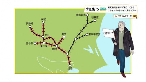 YouTube 鉄道 動画 ツアー 東武 スカイツリートレイン 乗り鉄