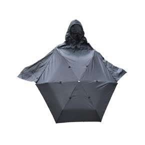 折り畳み傘ときどきポンチョ サンコー レインポンチョ 傘