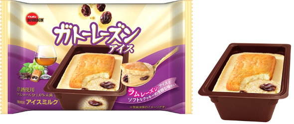 ブルボン ガトーレーズン アイス お菓子