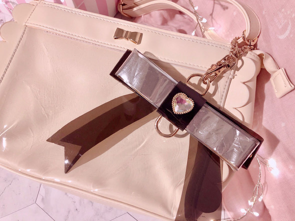 リボンミルフィーユバッグチャーム