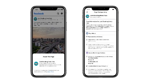 Facebook メディア ラベル