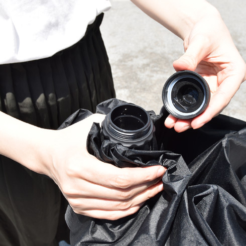 折り畳みミストシャワーブレラ