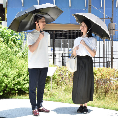 折り畳みミストシャワーブレラ