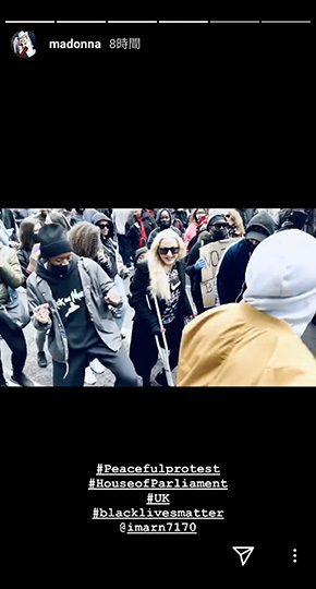 マドンナ 黒人差別 デモ