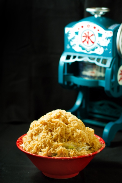 かき氷冷やし味噌ラーメン