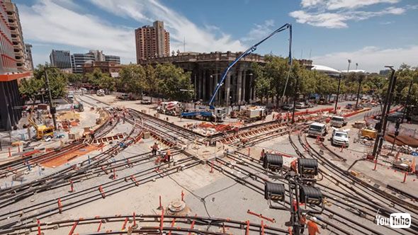 鉄道 YouTube 海外 オーストラリア 路面電車
