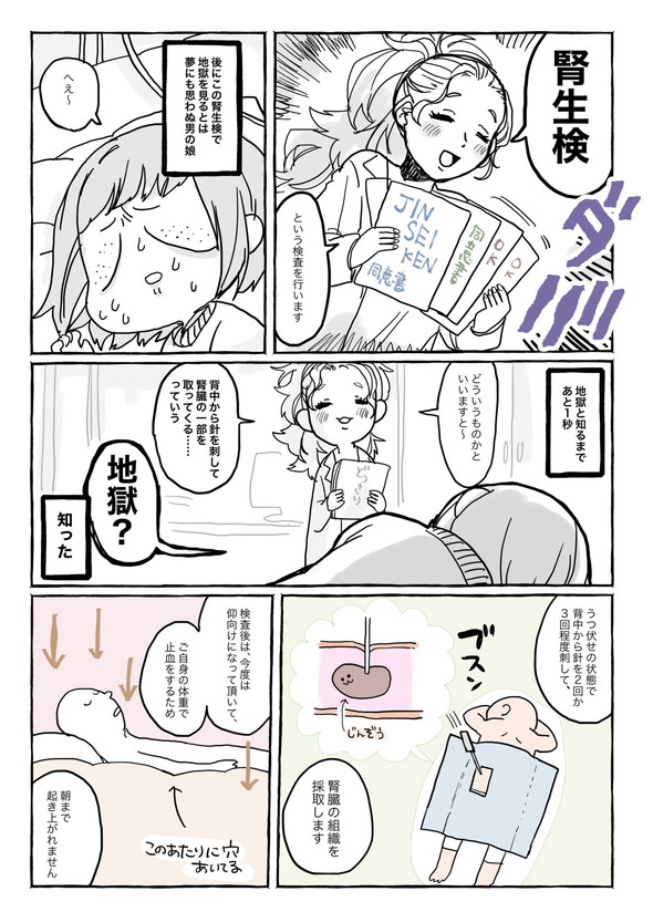 ネフローゼ症候群 実録漫画 tunral なつみろ 治療 腎生検