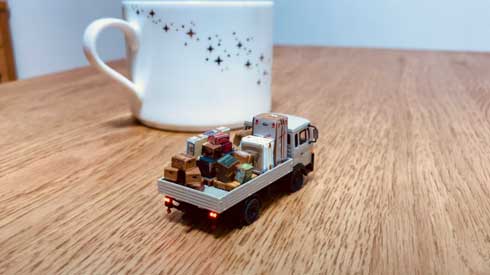 ハンドメイド 小型 ラジコン 1/87 サイズ RC化 模型