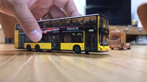 ハンドメイド 小型 ラジコン 1/87 サイズ RC化 模型