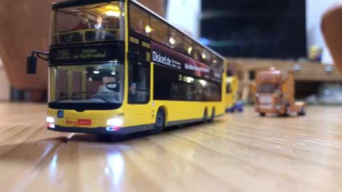 ハンドメイド 小型 ラジコン 1/87 サイズ RC化 模型