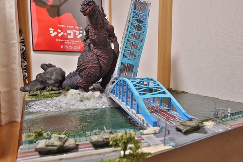 ジオラマ ゴジラ