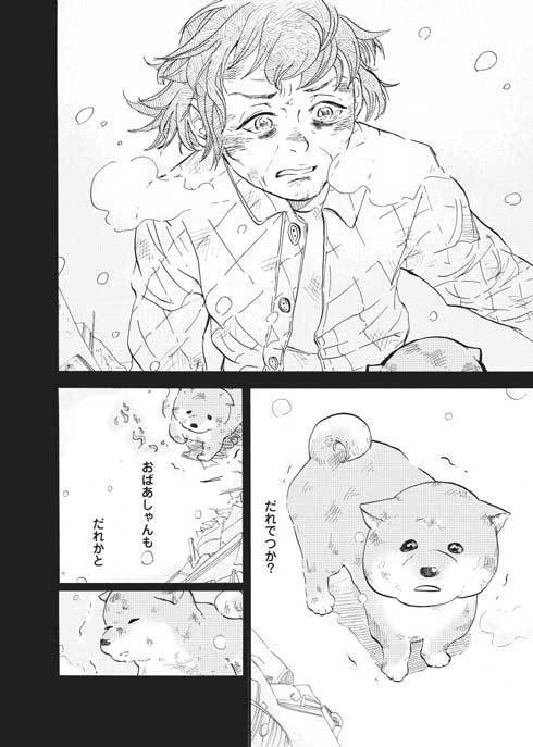 柴ばあと豆柴太 漫画 3.11 震災 柴犬 おばあさん ヤマモトヨウコ