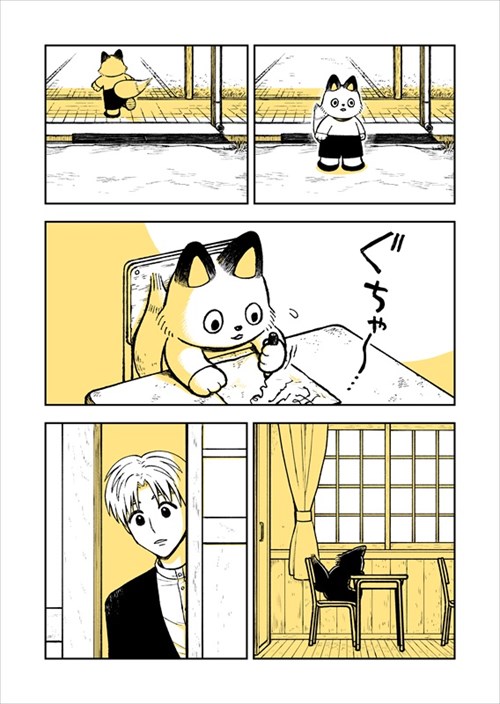 野良のボス猫が保護されようとする話