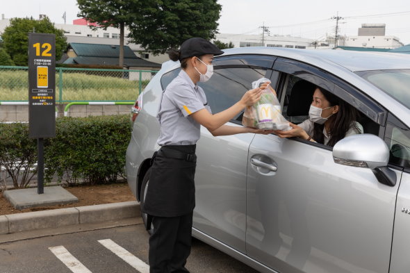 マクドナルド パーク＆ゴー 駐車場 受け取り モバイル 注文